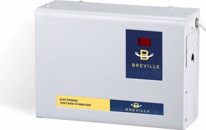 Breville VS4100 Voltage Stabilizer for 4kVA (100V to 285V) Wide Working Range best for Inverter AC, Split, Windows AC for 1.5 Ton