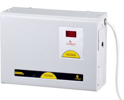 Candes Crystal 490 4kVA Stabilizer for 1.5 Ton AC ( Range-130V to 285V) Best For Upto 1.5 Ton AC