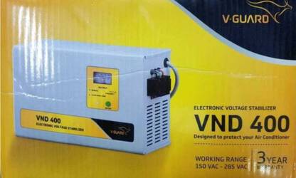 V-Guard VND400 Voltage Stabilizer for 1.5 Tonn AC Voltage Stabilizer