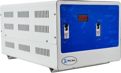 BLUE TRAX Mainline Copper Table Top Digital 10 KVA Heavy-Duty 8000W, 70V-280V Voltage Stabilizer