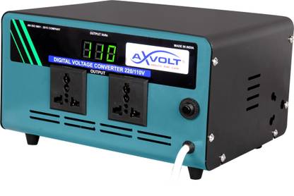 AXVOLT Elite 2000 watt Digital 220v to 110v Stepdown transformer converter for US to India