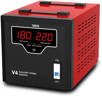 Vosta V4 Digital Stabilizer for Treadmill and Home Use Appliances | 4KVA Automatic Voltage Stabilizer