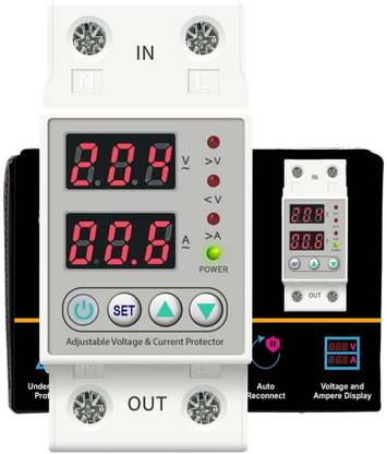 amiciSmart 80A Automatic Over Current and Over/Under Voltage Protector
