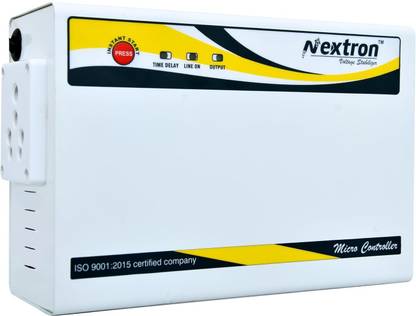 Nextron Voltage Stabilizer for Washing Machine Working Range 160 V - 270 V Stabilizer
