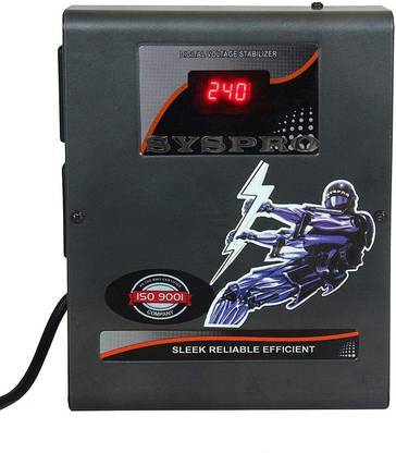 Syspro Big Marshal Digital Stabilizer for Double Door Fridge and Tabletop for 700 LTR Stabilizer