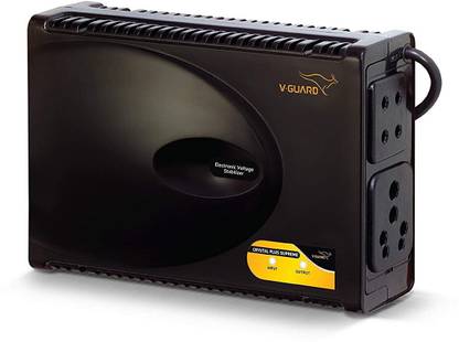 V-Guard VG Crystal Voltage Stabilizer for 43" TV + Set Top Box + Home Theatre System/Gaming Console
