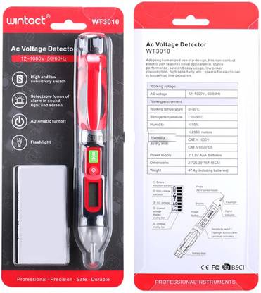 uptodatetools WINTACT WT3010 Digital Voltage Tester