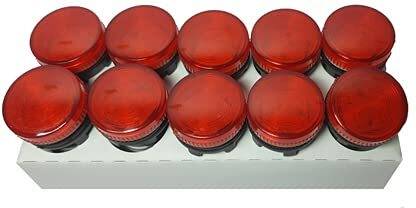 PowerStore POWER RED Panel Indicators 12-280V AC/DC (Pack of 10) Digital Voltage Tester
