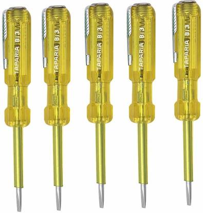 TAPARIA 813 Analog Set of 5 Analog Voltage Tester