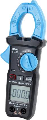 Yellow Tommy MC-40 Clamp Meter Digital Multimeter | 26mm Large Jaw | Digital display Analog Voltage Tester