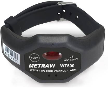 Metravi Voltage Detector (Wrist Type) with Audio and Light Signalling upto 500kV Digital Voltage Tester