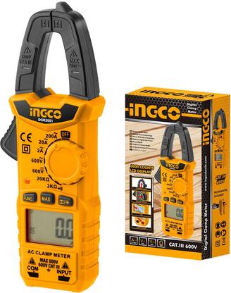 INGCO DCM2001 Clamp Meter 2000 counts Digital Voltage Tester