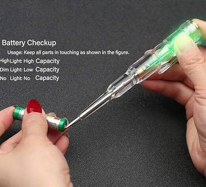 GARIHC ENTERPRISE Intelligent Tester Pen Power Voltage Electricity with High Brightness LED Light Digital Voltage Tester