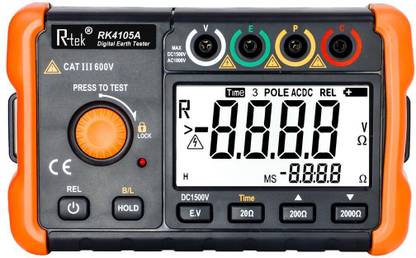 R-tek Digital earth meter, digital earth tester,Digital Resistance Ground Earth Tester Digital Voltage Tester