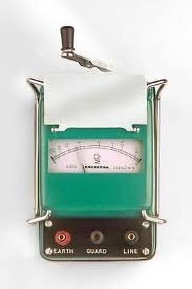 Spaark Waco WI 2505 10000M Ohm 2500 Volt Analog Insulation Tester (Magger) Analog Voltage Tester