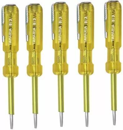 TAPARIA ORIGNAL TAPARIA 813 Analog Set of 5 Analog Voltage Tester Analog Voltage Tester