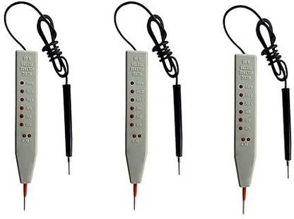 KAVYA TOOLS POWER LED indicator to Detect Voltage from 6V to 440V 3pcs Digital Voltage Tester