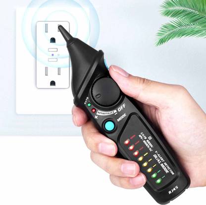 uptodatetools Voltage Detector, AVD06X Voltage Detector Non-Contact Tester Pen Meter Volt Current Electric Test Tool, for Testing Voltage Strength Voltage Test Equipment Digital Voltage Tester