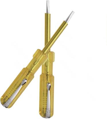 Red Champion Electrical Line Tester | Phase Tester + Screwdriver | 2 Pack Analog Voltage Analog Voltage Tester