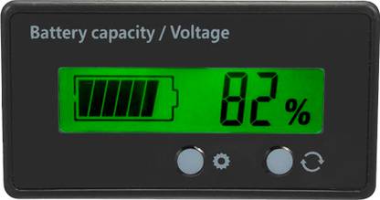 shockley Battery Capacity checker Indicator for Lead Acid Battery 8~70V (1 Piece) Voltmeter