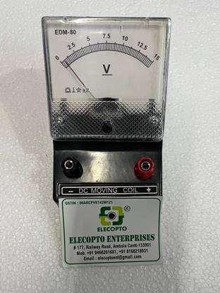 Elecopto 0-15 Square Voltmeter DC Voltmeter