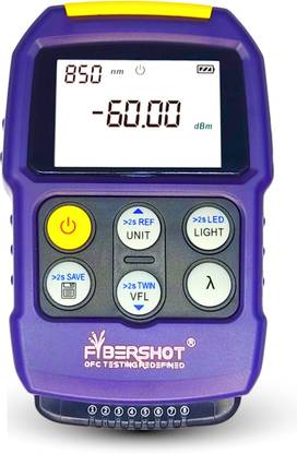 STAR Optical Mini Power Meter-50dBm~+26dBm with Visual Fault Locator, RJ45, Led Torch Voltmeter