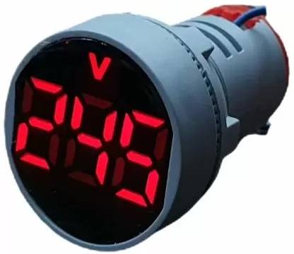 DIVYE Digital AC Voltmeter Indicator - AC 60-500V, LED Display(Red) Voltmeter