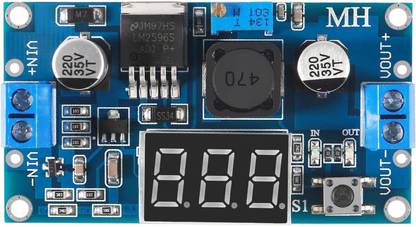 shockley LM2596S DC-DC Buck Converter Step-Down Power Supply LM2596 (1 Piece) LED Display Voltmeter