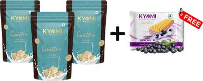 Kyomi Quattro Vanilla Wafer Cubes | International taste made with Original Ghana Cocoa Wafers