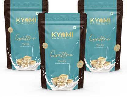 Kyomi Quattro Vanilla Wafer Cubes | International taste made with Original Ghana Cocoa Wafers