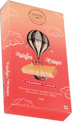 Unwrap Happiness Wafers Crisps Strawberry Flavored | Waffy Wafers