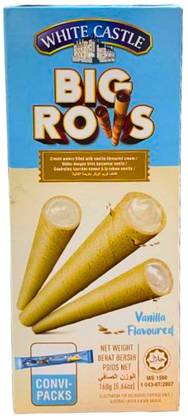 White Castle Vanilla Big Wafer Rolls