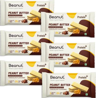 Beanut Chocolate Flavoured Waffer Biscuit, Peanut Biscuit, Crunchy & Delicious Combo Wafers