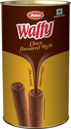 Dukes Waffy Chocolate flavoured rolls Waffles