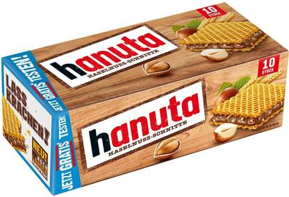 FERRERO ROCHER Hanuta crispy crunchy hazelnut filled Waffles