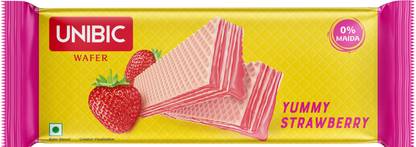 UNIBIC Strawberry 0% Maida Wafers