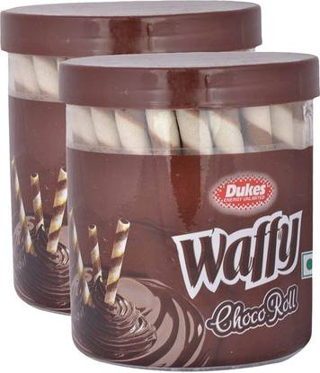 Dukes WAFFY CHOCO WAFER ROLLS 250 GRAM COMBO( 250 GRAM X 2) Wafer Rolls