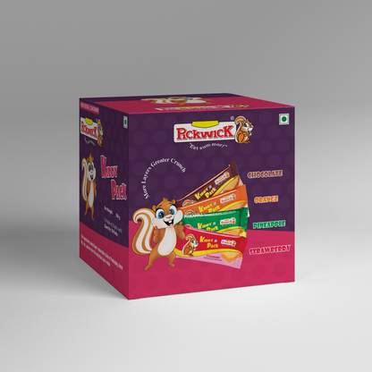 Pickwick Kiddy Pack Assorted Wafer Biscuit Chocolate, Orange, Pineapple & Strawberry Wafers