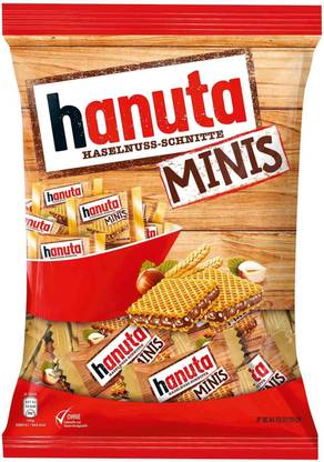 FERRERO ROCHER Hanuta Minis crispy crunchy hazelnut filled Waffles