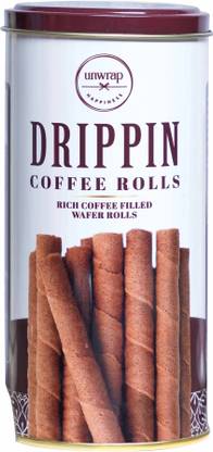 Unwrap Happiness Drippin Coffee Rolls Wafers | Rich Coffee Filled Wafer Rolls