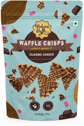 The Belgian Waffle Co Classic Choco Waffle Crisps Wafers