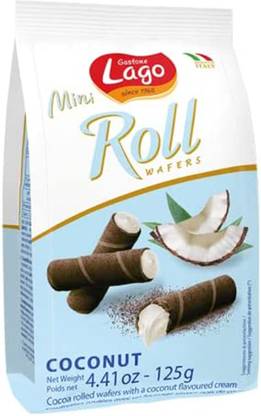 LAGO |Mini Roll Coconut| Wafers
