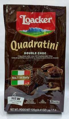 LOACKER QUADRATINI DOUBLE CHOCO Wafers