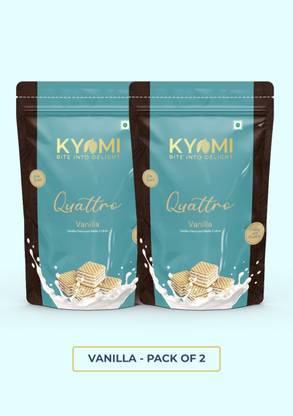 Kyomi Quattro Vanilla Wafer Cubes | International taste made with Original Ghana Cocoa Wafers