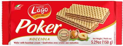 LAGO |Poker Wafers Hazelnut| Wafers