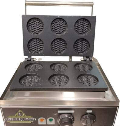GURUBHAI MINI 6 ROUND Waffle Maker