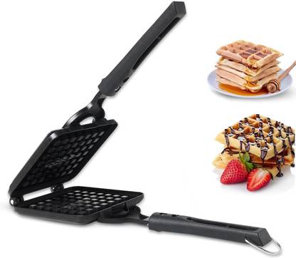 Panca Non-Stick Waffle Maker Pancake Cooking Baking Tool with Long Handle Lock Design Waffle Maker