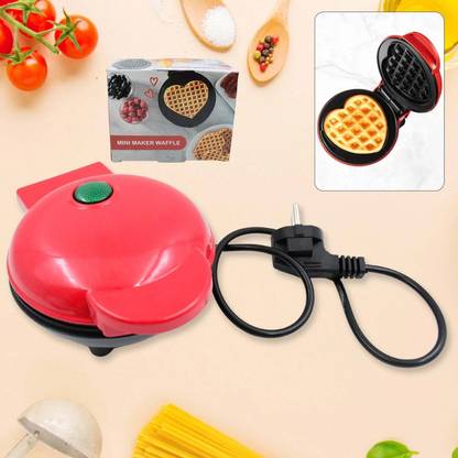 Oblivion Mini Waffle Maker – Non-Stick, Easy to Clean for Breakfast & Snacks | Waffle Maker