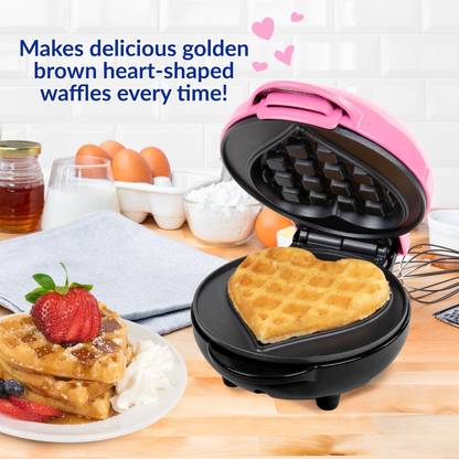 Onshoppy 350 Watts, Stainless Steel Non-Stick Electric Belgian Waffles or Other Snacks Waffle Maker