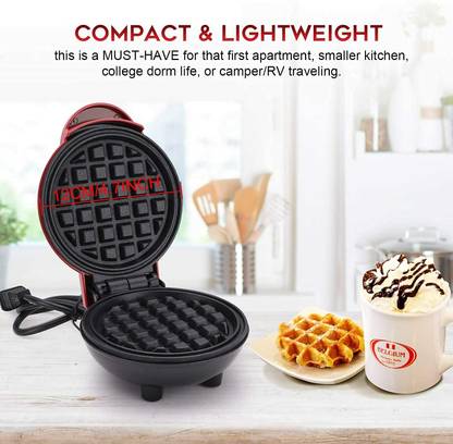NIMYANK Mini Waffle Maker SS Non-Stick Electric Iron Machine Waffles, Pan Cakes M04 Waffle Maker